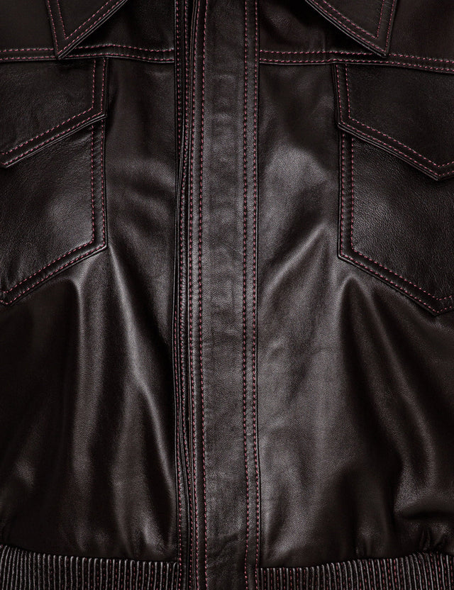 REMAIN Birger Christensen - Small Leather Jacket